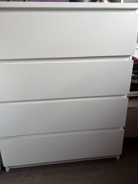 Komoda biala malm ikea