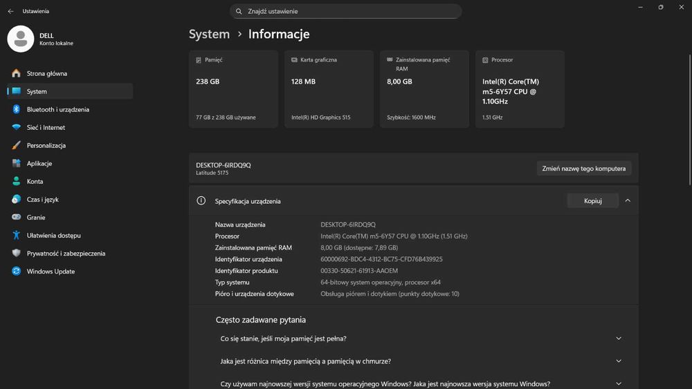 Dell Latitude 5175 2-in-1, Win11, Office 2024, LTE