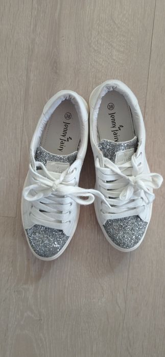 Półbuty z brokatem Jenny Fairy r.38 stan idealny