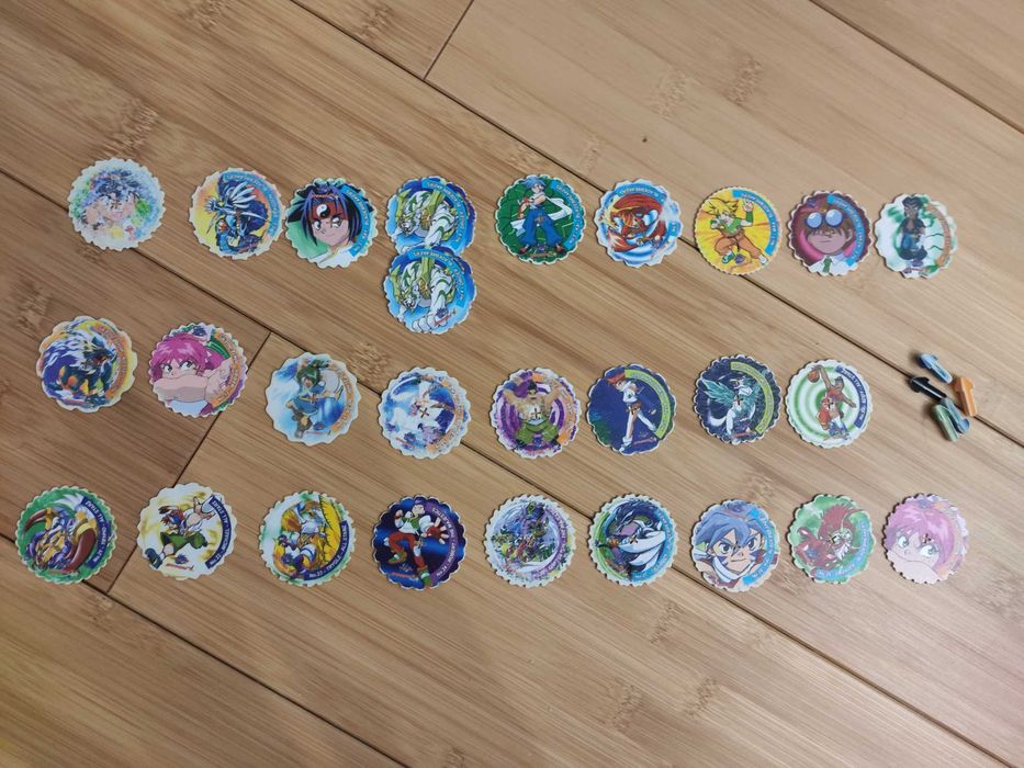 Beyblade spinners - spinery klasyka 27szt + Rocket power rollers 3szt