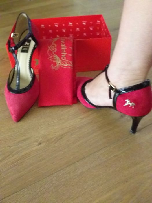 Sapatos de senhora cavalinho um dia de uso n. 37