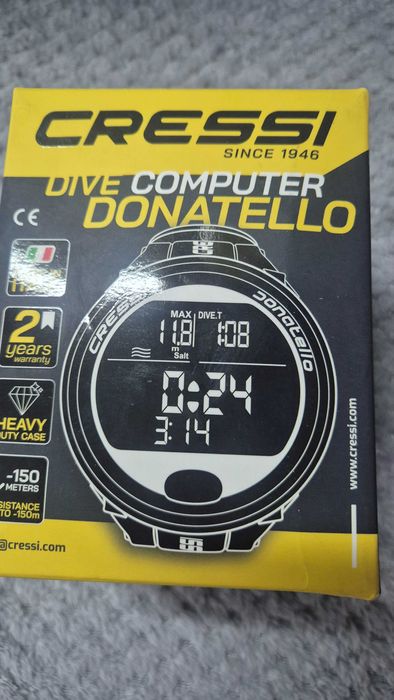 Komputer nurkowy Cressi Donatello nurkowanie rekreacyjne