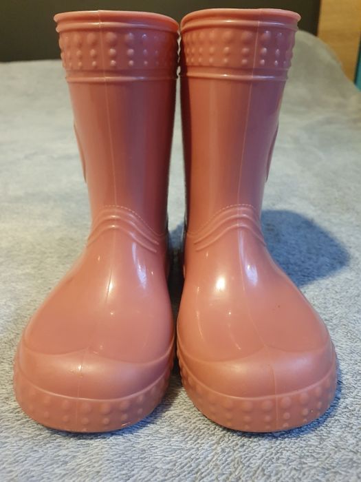 Kalosze różowe w odcieniu wrzosowym firmy Kalosze poproszę r. 21-22