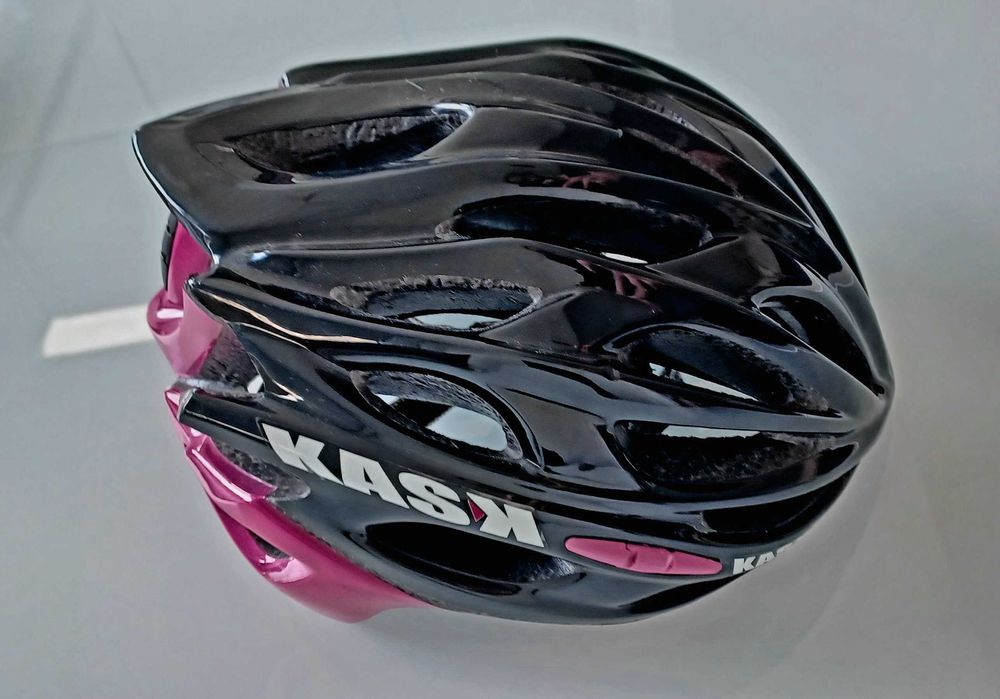 Capacete Kask Mojito Preto/Fúcsia