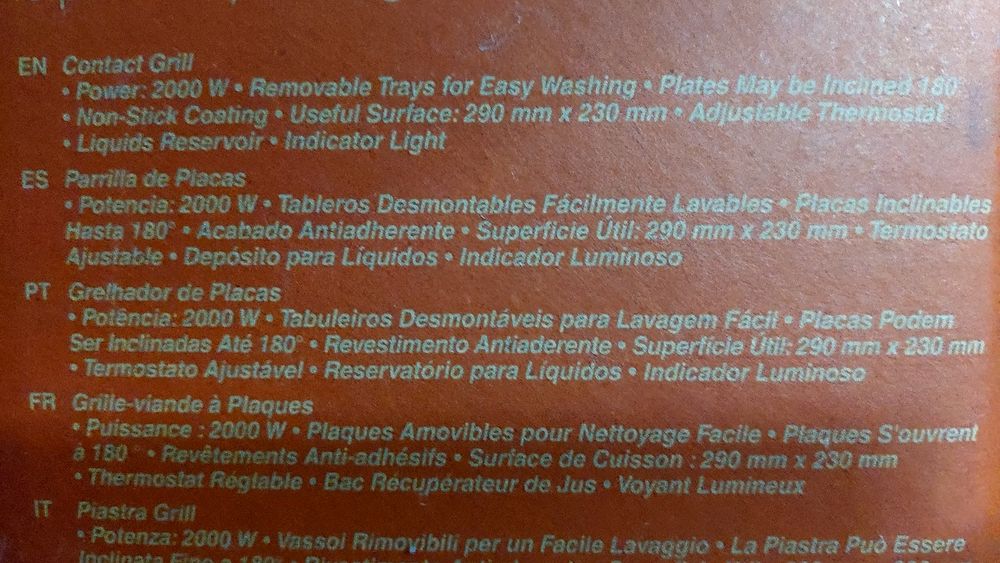 Vendo grelhador de placas usado