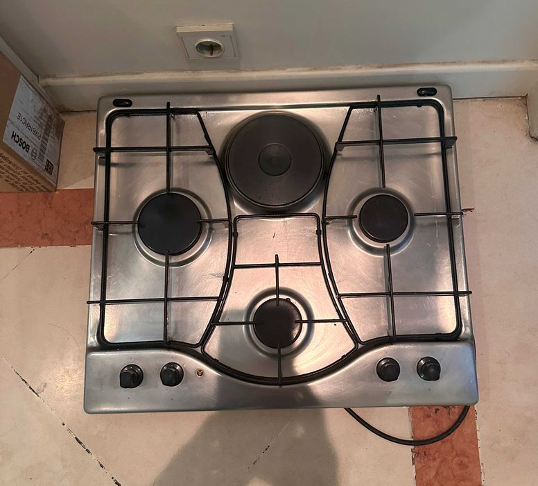 placa a gás e elétrica