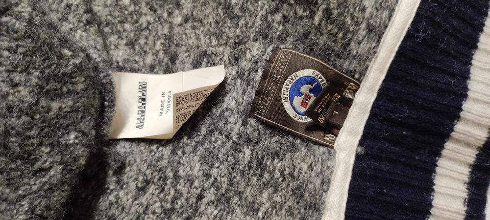 Napapijri Geographic Sweter Bluza M/L Wełniany