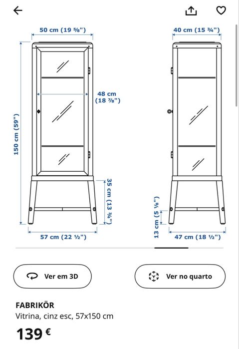 Vitrine FABRIKÖR ikea