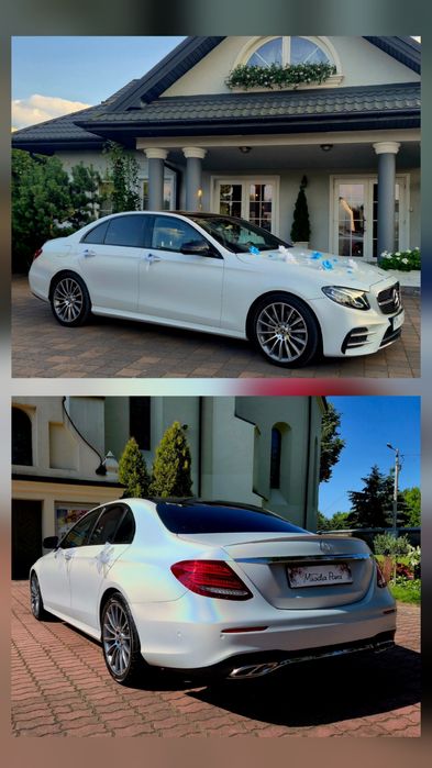 Biały kameleon lub GLC Coupe. Mercedes auto samochód do ślubu wesele