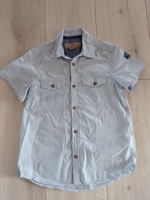 Koszula chłopięca z krótkimi rękawem r.128