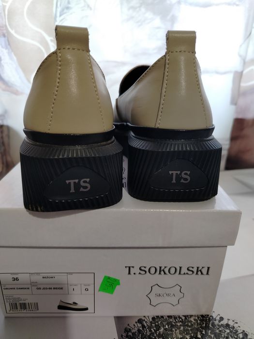 Buty na platformie 36 skóra