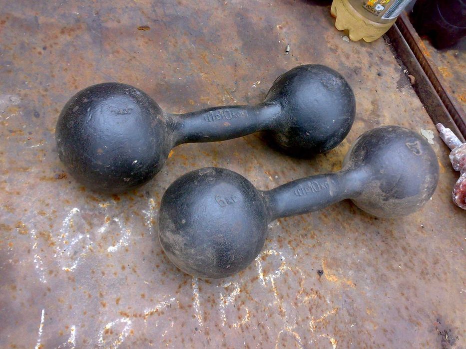 товары для школьников .гантели 10 кг