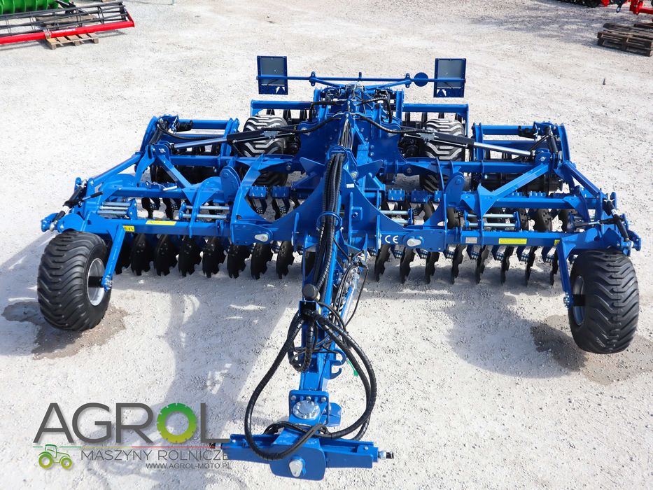 Brona talerzowa wózek hydrauliczna SHARK SHS Grano-System; Rolmako