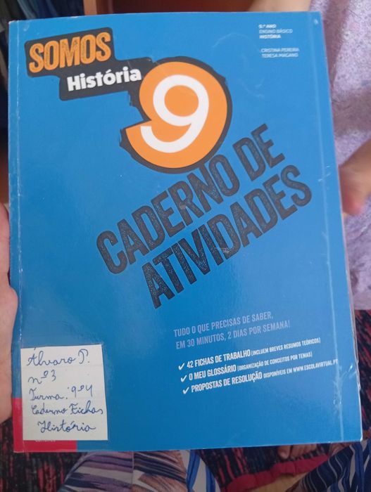 caderno atividades História - 9° ano