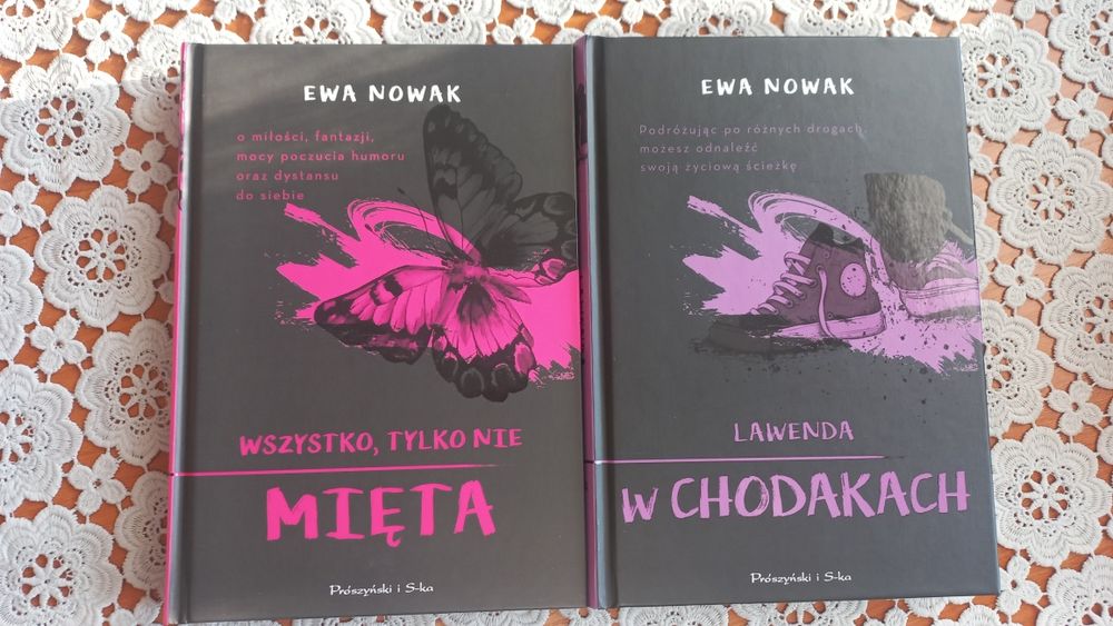 Książki: Wszystko, tylko nie mięta i Lawenda w chodakach
