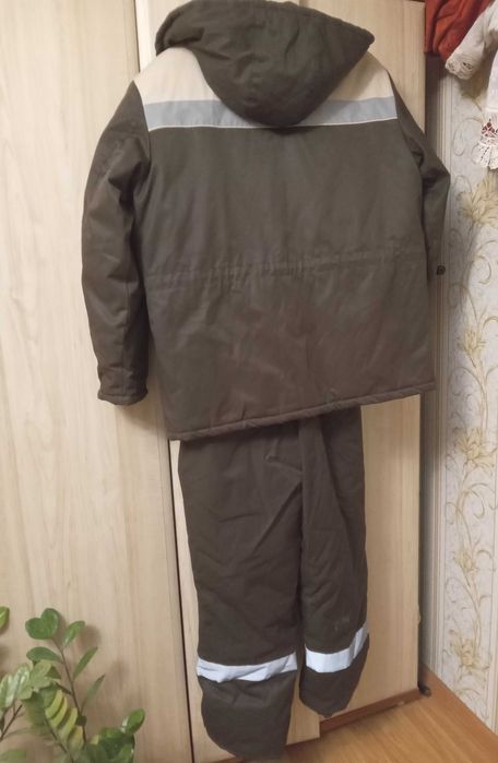 Спецодежда, мужской комбинезон утеплённый с рабочей курткой