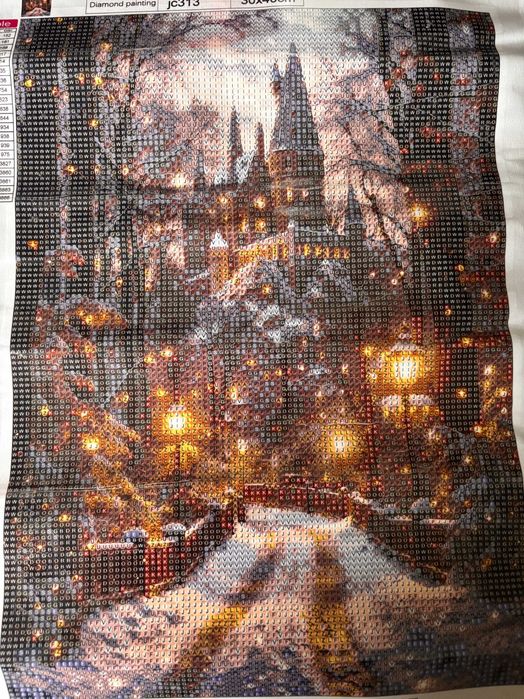 Kit de pintura de diamante Castelo de Hogwarts novo