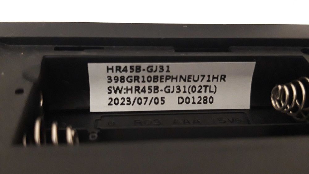 Oryginalny Pilot  Philips AMBILIGHT czarny