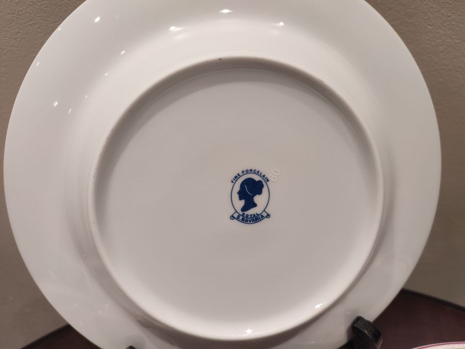Zestaw pięciu talerzy głębokich porcelana Royal Bawaria