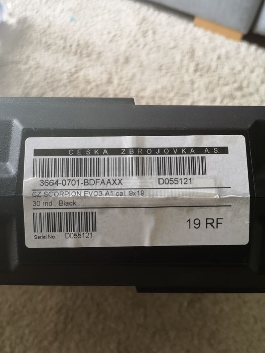 Walizka  na broń Case Scorpion Evo 3