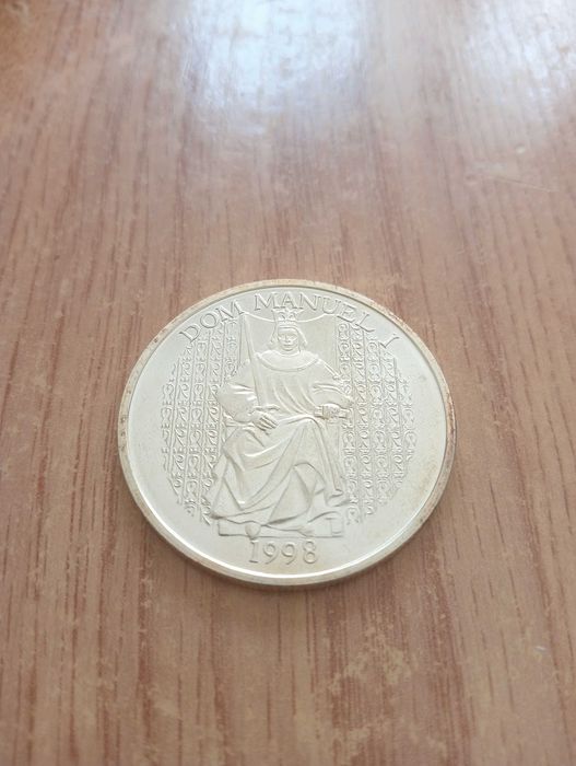 Moeda de Prata 1000 Escudos 1998 – D. Manuel I (Comemorativa)