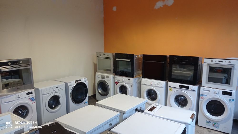 Pralki używane po serwisie z gwarancją i możliwością transportu.