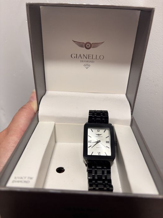 Чоловічий годинник Gianello Genuine Diamond