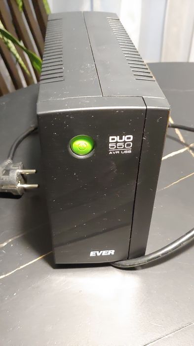 Zasilacz UPS EVER DUO 550 AVR USB za 25% ceny nowego