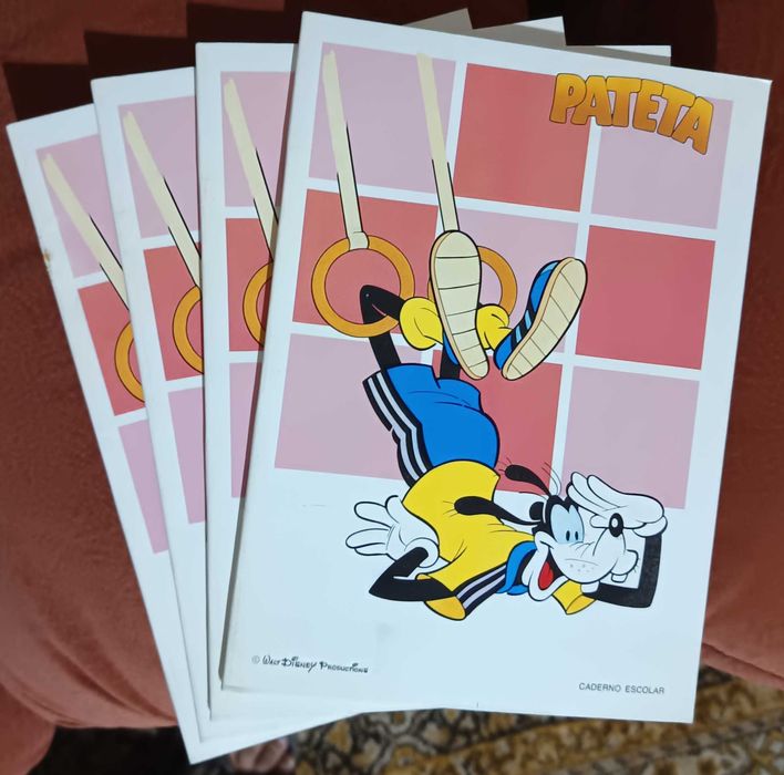 Lote 8 cadernos (1€ cada) Coleção completa Disney marca Ambar anos  80