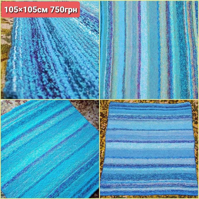 Плед вязаный детский