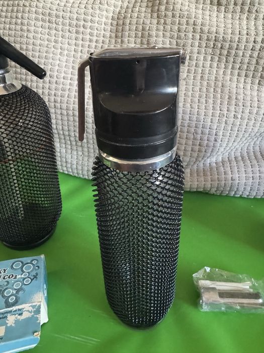 Conjunto Barman com garrafa Sifão em vidro