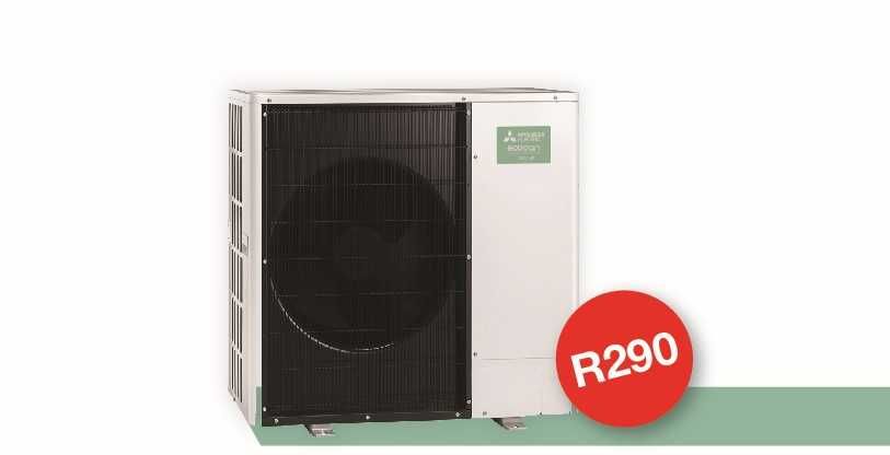 Pompa ciepła S Mitsubishi ECODAN R290 MONOBLOK