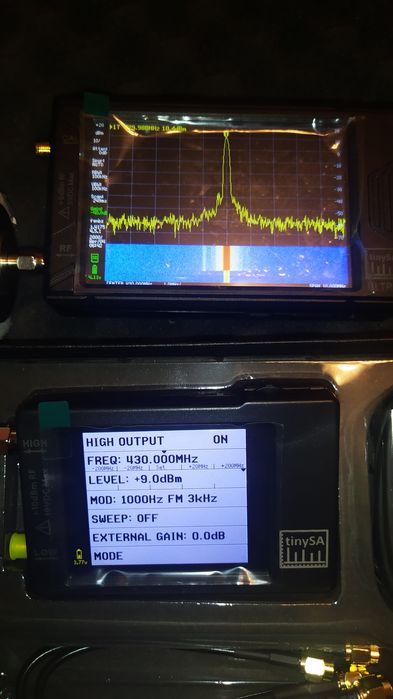 TinySA Ultra + 5.3-7.3 GHz аналізатор 4" дюйми 100KHz - 12 ГГц генерат
