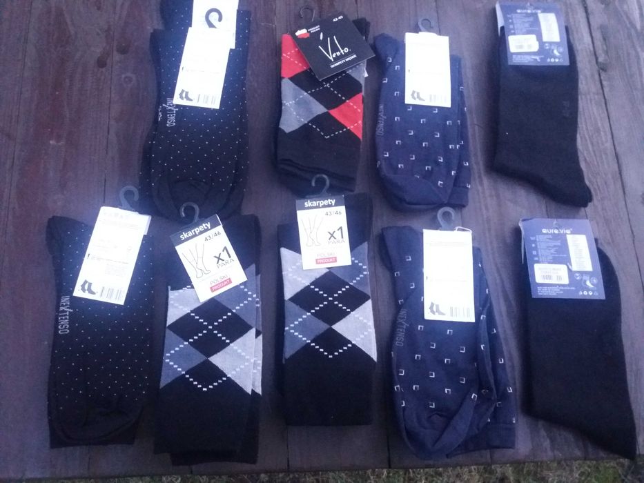 Wysokogatunkowe męskie skarpety - 10-pak - SUPERCENA