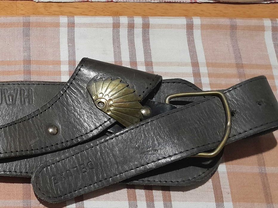 Нарядный кожаный пояс. Новый