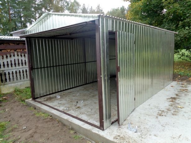 Blaszak Garaż blaszany BUDOWA Blaszaki Garaże blaszane 3x5 na budowę !