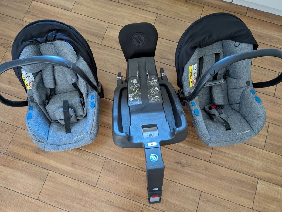 Foteliki AVIONAUT z bazą