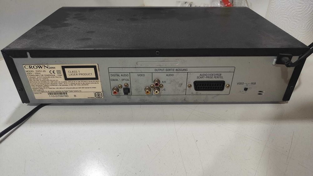 Leito Dvd Crown  DVD1-20 a funcionar