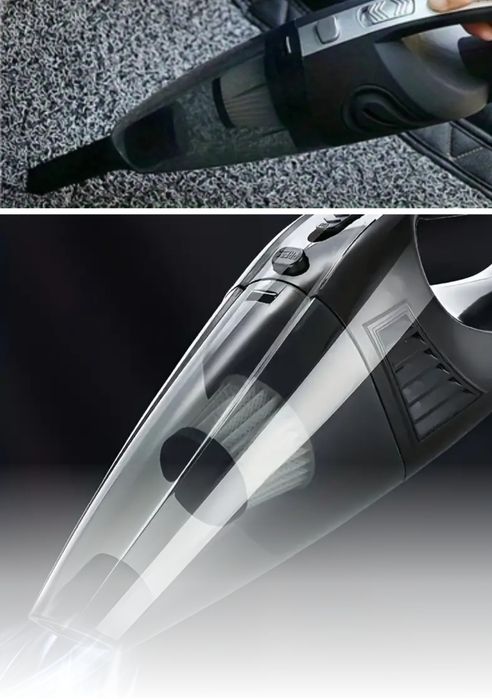 Ручний автомобільний пилосос 12В з потужністю всмоктування 8000ПА