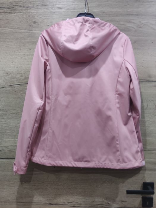 Damska kurtka softshell wiatroodporna membrana 5000 4F rozm. S pudrowa