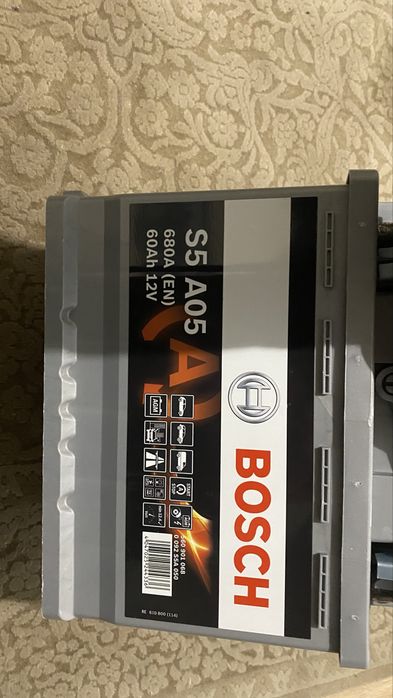 Автомобільний акумулятор BOSCH S5 A05  (0092S5A050)