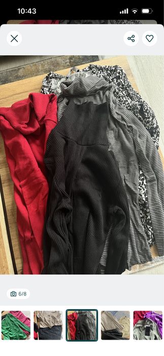 Paka ubran xs/s- m do dalszej sprzedaży ok 14,5kg