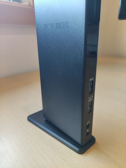 Docking Station Icy Box - Dual Display USB 3.0 - Como Nova