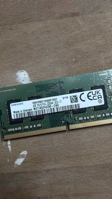 Memória RAM Samsung 4GB DDR4 3200MHz SO-DIMM