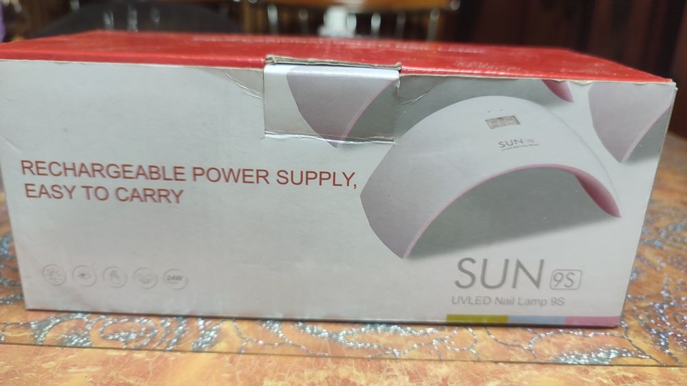 LED + UV лампа для ногтей Sun 9S, лампа для нігтів