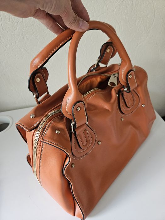 Сумка женская рыжая