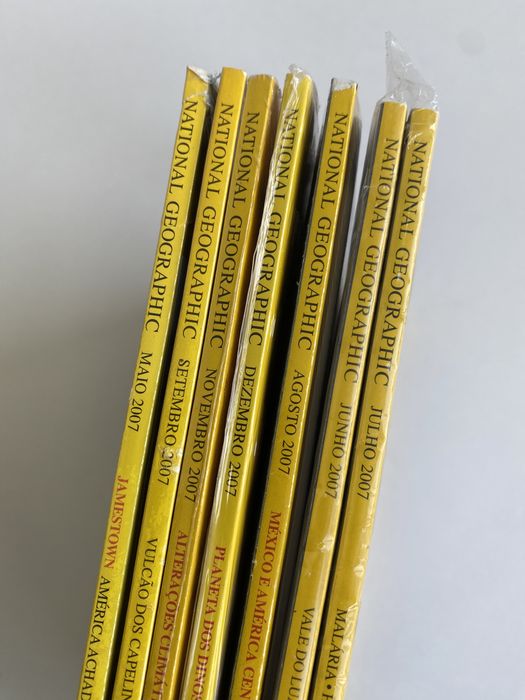 Revistas National Geographic ainda embaladas