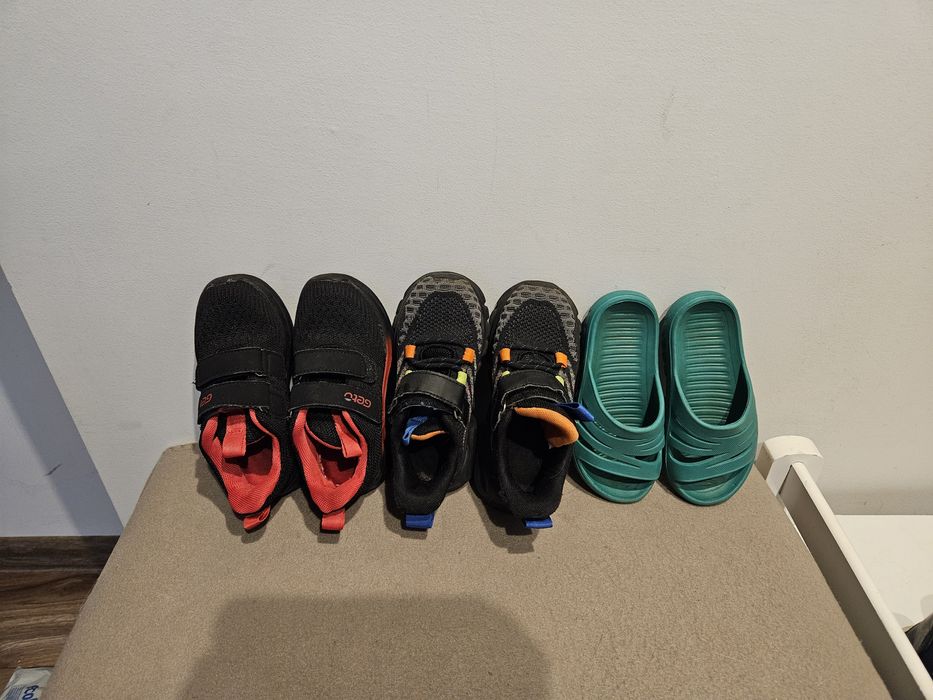 Buty sportowe dla chłopca adidasy i klapki