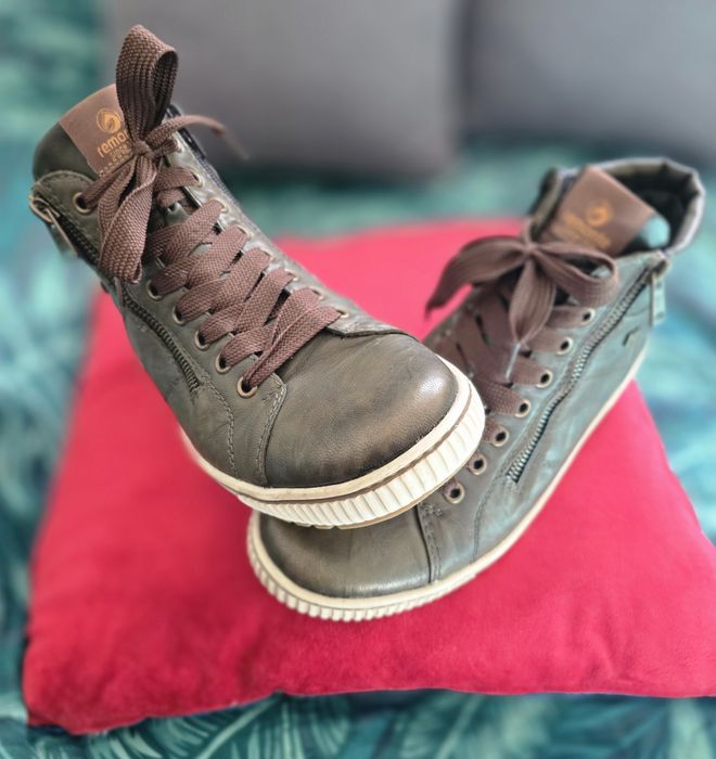 Sneakersy Remonte Tex Skóra