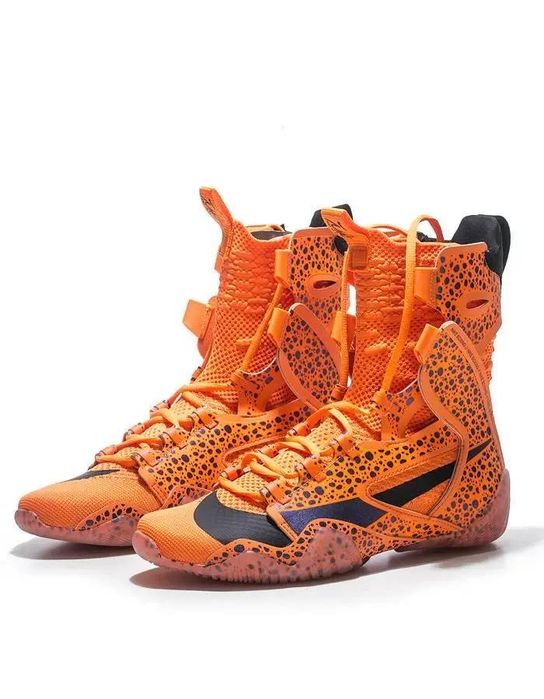 Боксерки Nike HyperKO 2 помаранчеві | Професійне боксерське взуття | Нові